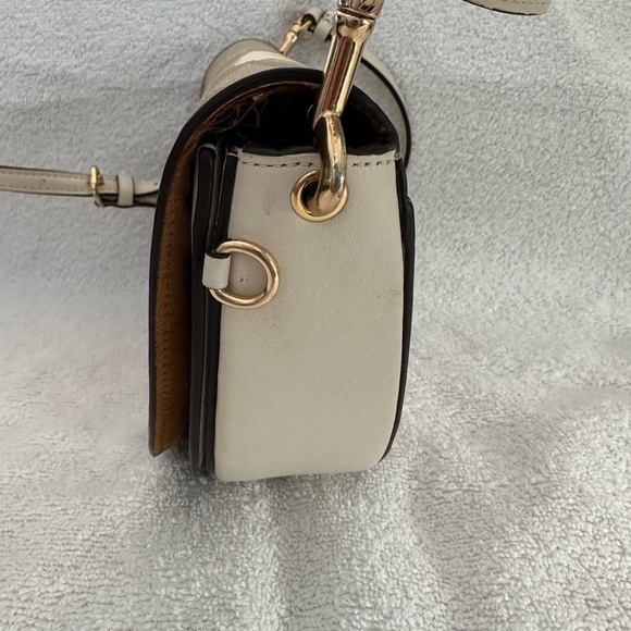 Coach Tan Floral Crossbody Bag - Picture 5 of 8